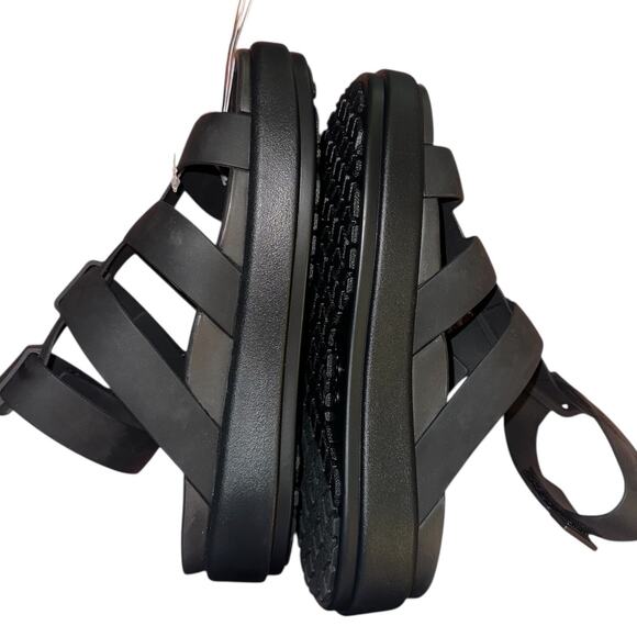 Crocs Women's Brooklyn Luxe Gladiator Platform Sandals Blk sz 7 *NWT* retail $70 - Picture 6 of 7